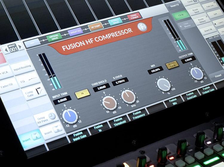SSL Live Consoles - Fusion HF Compressor